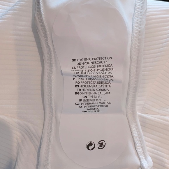 NWT white one-piece bathing suit - Picture 3 of 5